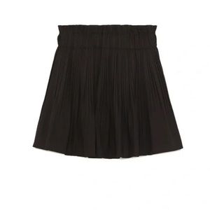Zara Black Pleated Skirt